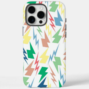 Farbenfrohe Blitze Y2K Indie Bold iPhone 16 Pro Max Hülle