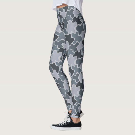 Farbenfrohe Blobs Muster Leggings (Links)