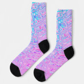 Farbenfrohe Blobs Socken (Linkes Detail)