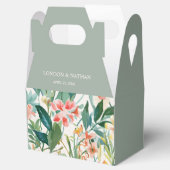 Farbenfrohe blühende Blumenhochzeit Geschenkschachtel (Geöffnet)