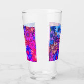 Farbenfrohe Blume Abstrakt #76 Glas (Links)