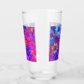 Farbenfrohe Blume Abstrakt #76 Glas (Rechts)
