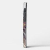 Farbenfrohe Blume, Abstrakt modernes Fraktal Case-Mate iPhone Hülle (Rückseite / Links)