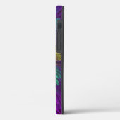 Farbenfrohe Blume Abstraktes Fraktal Case-Mate iPhone Hülle (Rückseite / Links)