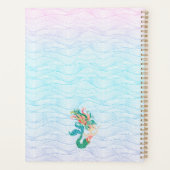 Farbenfrohe Blume am Meer Planer (Rückseite)