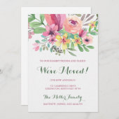 Farbenfrohe Blume Ankündigung (Vorne/Hinten)