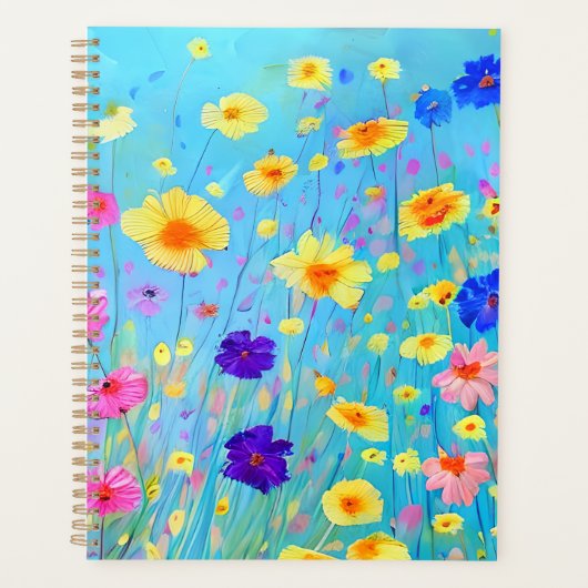 Farbenfrohe Blume aus der DIY Painted Muster Chris Planer (Vorderseite)