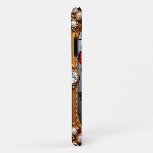 Farbenfrohe Blume aus Hartglas Case-Mate iPhone Hülle (Hinten/Rechts)