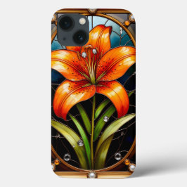 Farbenfrohe Blume aus Hartglas Case-Mate iPhone Hülle