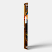 Farbenfrohe Blume aus Hartglas Case-Mate iPhone Hülle (Rückseite / Rechts)