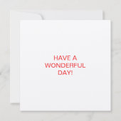 Farbenfrohe Blume Blätter Happy Birthday Name Karte (Rückseite)