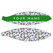 Farbenfrohe Blume, blauer Hintergrund, grün Basketball (Panele)