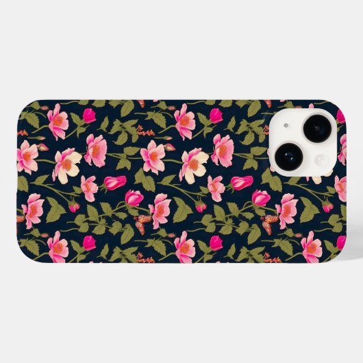 Farbenfrohe Blume-Blumenmuster 22 - Fall iPhone Case-Mate iPhone Hülle (Rückseite (Horizontal))