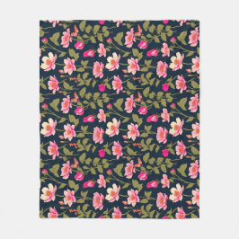 Farbenfrohe Blume-Blumenmuster 22-Fleece Blanket Fleecedecke