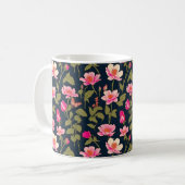 Farbenfrohe Blume-Blumenmuster 22 - Kaffee-Tasse Kaffeetasse (Vorderseite Links)