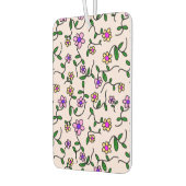 Farbenfrohe Blume, Blumenmuster, Grüne, Boho Autolufterfrischer (Links)