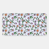 Farbenfrohe Blume, Blumenmuster, Grüne, Boho Banner (Horizontal)