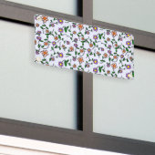 Farbenfrohe Blume, Blumenmuster, Grüne, Boho Banner (Äußeres Gebäude)
