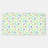 Farbenfrohe Blume, Blumenmuster, Grüne, Boho Banner (Horizontal)