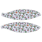 Farbenfrohe Blume, Blumenmuster, Grüne, Boho Basketball (Panele)