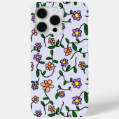 Farbenfrohe Blume, Blumenmuster, Grüne, Boho Case-Mate iPhone Hülle (Rückseite)