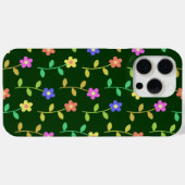 Farbenfrohe Blume, Blumenmuster, Grüne, Boho Case-Mate iPhone Hülle (Rückseite (Horizontal))