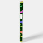 Farbenfrohe Blume, Blumenmuster, Grüne, Boho Case-Mate iPhone Hülle (Rückseite / Rechts)
