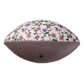 Farbenfrohe Blume, Blumenmuster, Grüne, Boho Football (Gedreht 270)