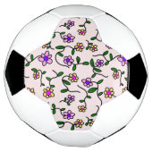 Farbenfrohe Blume, Blumenmuster, Grüne, Boho Fußball (Gedreht)