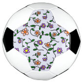 Farbenfrohe Blume, Blumenmuster, Grüne, Boho Fußball (Gedreht)