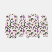 Farbenfrohe Blume, Blumenmuster, Grüne, Boho Geschenkschachtel (Ungefaltet)