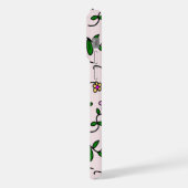 Farbenfrohe Blume, Blumenmuster, Grüne, Boho iPhone Hülle (Linke Seite)