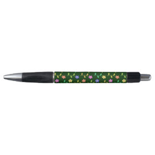 Farbenfrohe Blume, Blumenmuster, Grüne, Boho Kugelschreiber