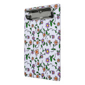 Farbenfrohe Blume, Blumenmuster, Grüne, Boho Mini Klemmbrett (Gewinkelt2)