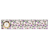 Farbenfrohe Blume, Blumenmuster, Grüne, Boho Namensplakette (Vorderseite)