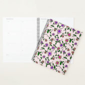 Farbenfrohe Blume, Blumenmuster, Grüne, Boho Planer (Anzeige)