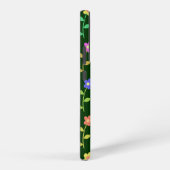 Farbenfrohe Blume, Blumenmuster, Grüne, Boho Samsung Galaxy Hülle (Rechte Seite)