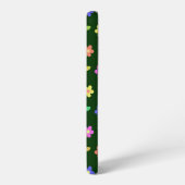 Farbenfrohe Blume, Blumenmuster, Grüne, Boho Samsung Galaxy Hülle (Linke Seite)