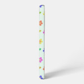 Farbenfrohe Blume, Blumenmuster, Grüne, Boho Samsung Galaxy Hülle (Linke Seite)