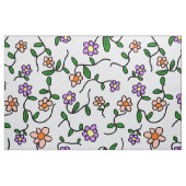 Farbenfrohe Blume, Blumenmuster, Grüne, Boho Stoff (Fat Quarter (45,7 x 55,9 cm))