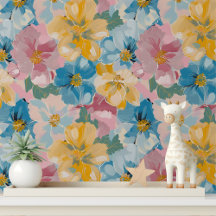 Farbenfrohe Blume Blumenmuster