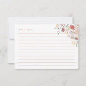 Farbenfrohe Blume, Boho, Brautparty Rezept (Rückseite)