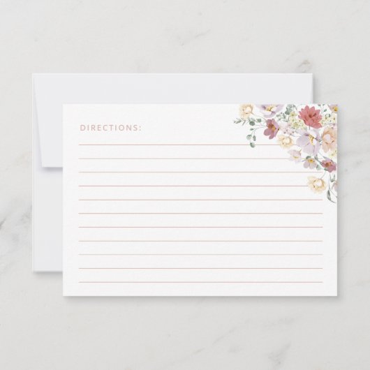 Farbenfrohe Blume, Boho, Brautparty Rezept (Rückseite)