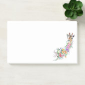 Farbenfrohe Blume Bouquet Giraffe - Zeichnend Mode Post-it Klebezettel (Büro)