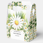 Farbenfrohe Blume Daisy Babydusche Geschenkschachtel (Geöffnet)