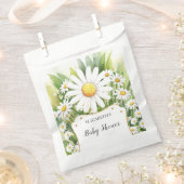 Farbenfrohe Blume Daisy Babydusche Geschenktütchen (Ausgeschnitten)