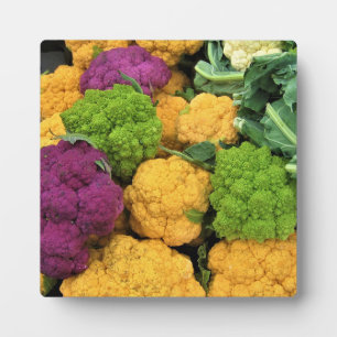 Farbenfrohe Blume, Dekoration im Herbst Fotoplatte