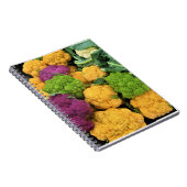 Farbenfrohe Blume, Dekoration im Herbst Notizblock (Rechte Seite)