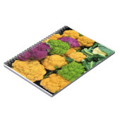 Farbenfrohe Blume, Dekoration im Herbst Notizblock (Linke Seite)