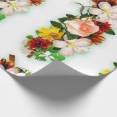 Farbenfrohe Blume Elegante Moderne Geschenke Geschenkpapier (Ecke)